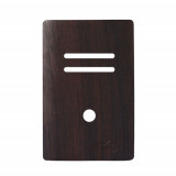 Placa p/ 2 Interruptores + furo 4x2 - Novara Tabaco